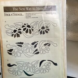 A dozen stencils ready to use a few used the rest in new condition